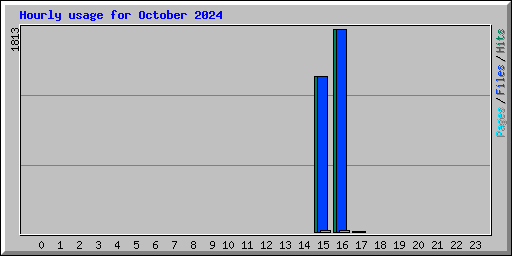 Hourly usage for October 2024