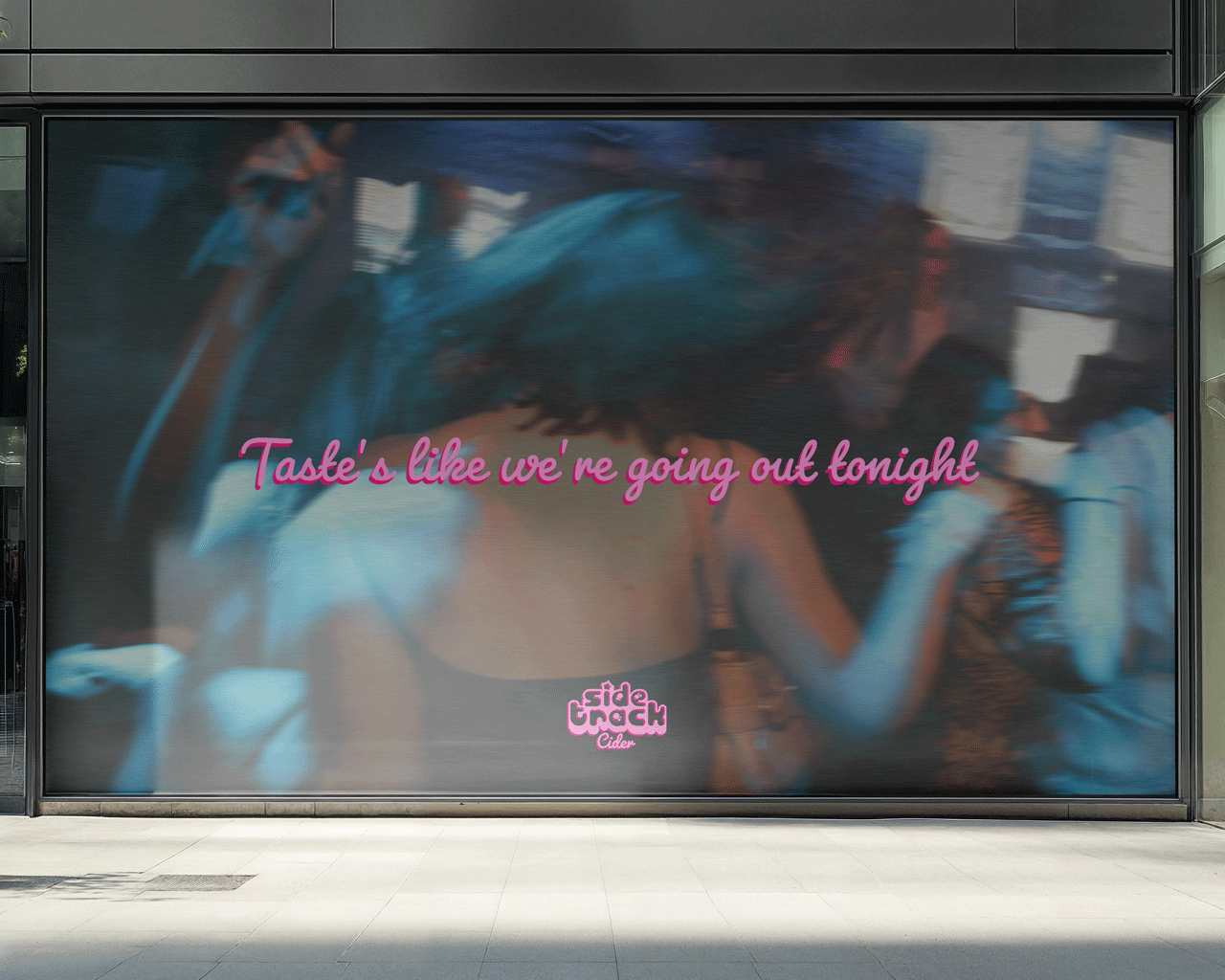 Sidetrack Cider Wall Ad