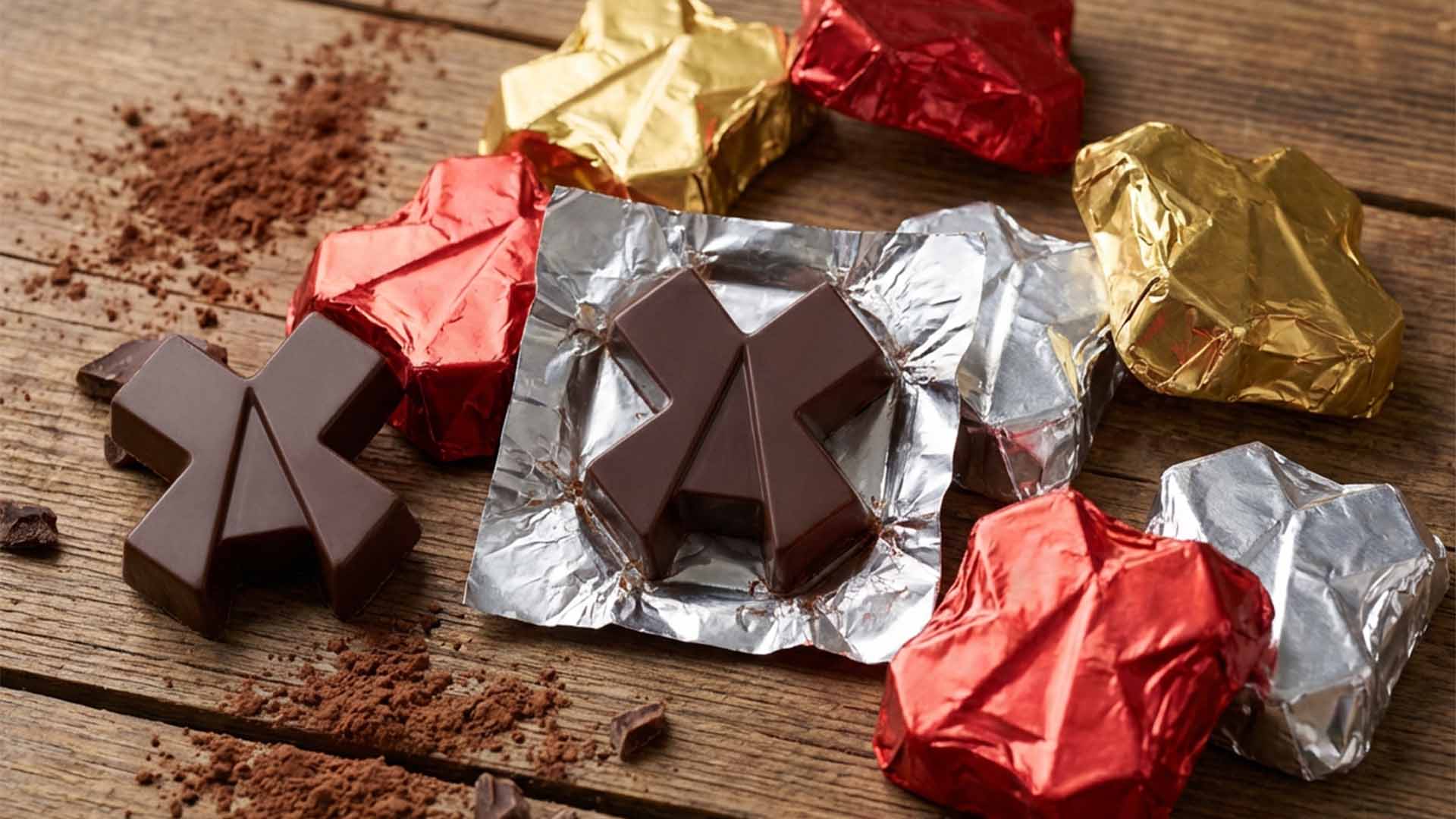 AI Generated Logo-Shaped Chocolates